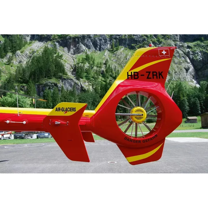REVELL EC135 Air-Glaciers helikoptera salikšanas komplekts, mērogs 1:72, garums 143 mm, rotora diametrs 140 mm
