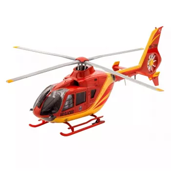 REVELL EC135 Air-Glaciers helikoptera salikšanas komplekts, mērogs 1:72, garums 143 mm, rotora diametrs 140 mm