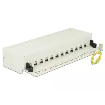 Patch panel DeLOCK 87292, 12 portu, RJ-45 LSA, sienas montāžai