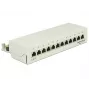 Patch panel DeLOCK 87292, 12 portu, RJ-45 LSA, sienas montāžai