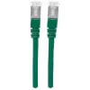 Intellinet tīkla savienojuma kabelis, Cat7 kabelis/Cat6A spraudņi, 20m, Zaļš, Varš, S/FTP, LSOH/LSZH, PVC, RJ45, apzeltīti kontakti, bezāķa, ar aizsargvāciņu, mūža garantija
