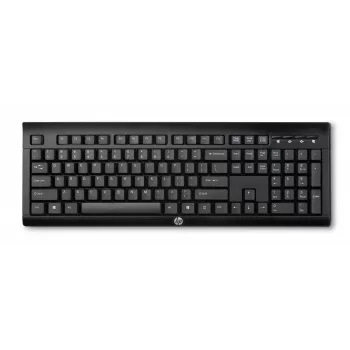 HP K2500 bezvadu tastatūra, pilna izmēra (100%), RF bezvadu, melna