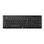 HP K2500 bezvadu tastatūra, pilna izmēra (100%), RF bezvadu, melna