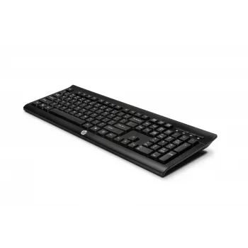 HP K2500 bezvadu tastatūra, pilna izmēra (100%), RF bezvadu, melna