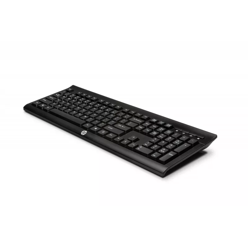 HP K2500 bezvadu tastatūra, pilna izmēra (100%), RF bezvadu, melna