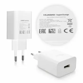 USB-C lādētājs HUAWEI HW-050450E00 QuickCharge 5A Balts