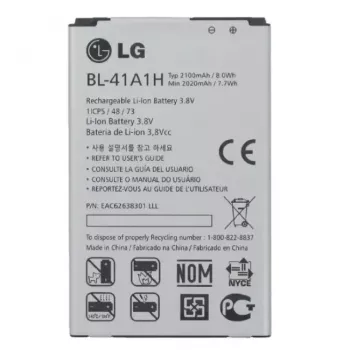 Nomaināma litija-jona akumulatora baterija OEM BL-41A1H LG F60 D390N, 2100 mAh