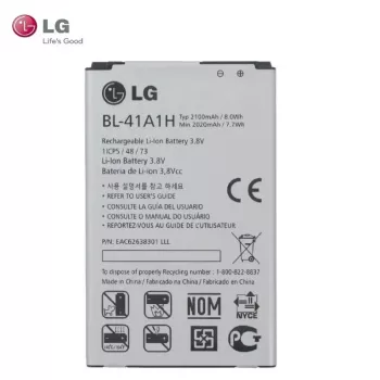 Nomaināma litija-jona akumulatora baterija OEM BL-41A1H LG F60 D390N, 2100 mAh
