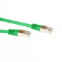 ACT Green 1 m F/UTP CAT5E patch kabelis ar RJ45 savienotājiem