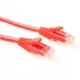 ACT sarkans 0,5 m U/UTP CAT6 patch kabelis ar RJ45 savienotājiem
