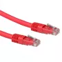 ACT Red 3 m LSZH U/UTP CAT6A savienojuma kabelis ar RJ45 savienotājiem
