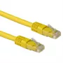 ACT dzeltenais 7 m LSZH U/UTP CAT6A patch kabelis ar RJ45 savienotājiem