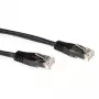 ACT Black 2 m LSZH U/UTP CAT6A savienotājkabelis ar RJ45 savienotājiem