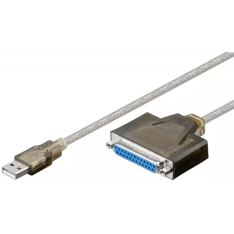 USB printera kabelis Goobay 95433 Caurspīdīgs 1.5m