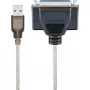 USB printera kabelis Goobay 95433 Caurspīdīgs 1.5m
