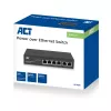 ACT AC4430 6 portu tīkla slēdzis, 10/100Mbps, 4x PoE+ (30W)