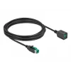 Powered USB pagarinātāja kabelis DeLOCK 85983 12 V 4 m Melns