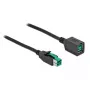 Powered USB pagarinātāja kabelis DeLOCK 85983 12 V 4 m Melns