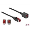 PoweredUSB pagarinātājvads DeLOCK 85986 24 V 2 m Melns