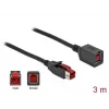 Powered USB pagarinātājkabelis DELOCK 85987 24 V 3 m Melns
