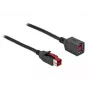 Pagarinātājs Powered USB DeLOCK 85988 24 V 4 m Melns
