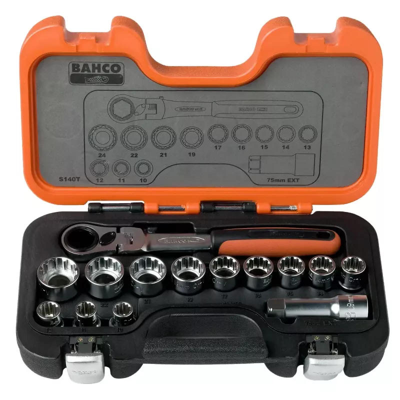 Pagarinājuma uzgriežņu atslēgas adapteris Bahco S140T