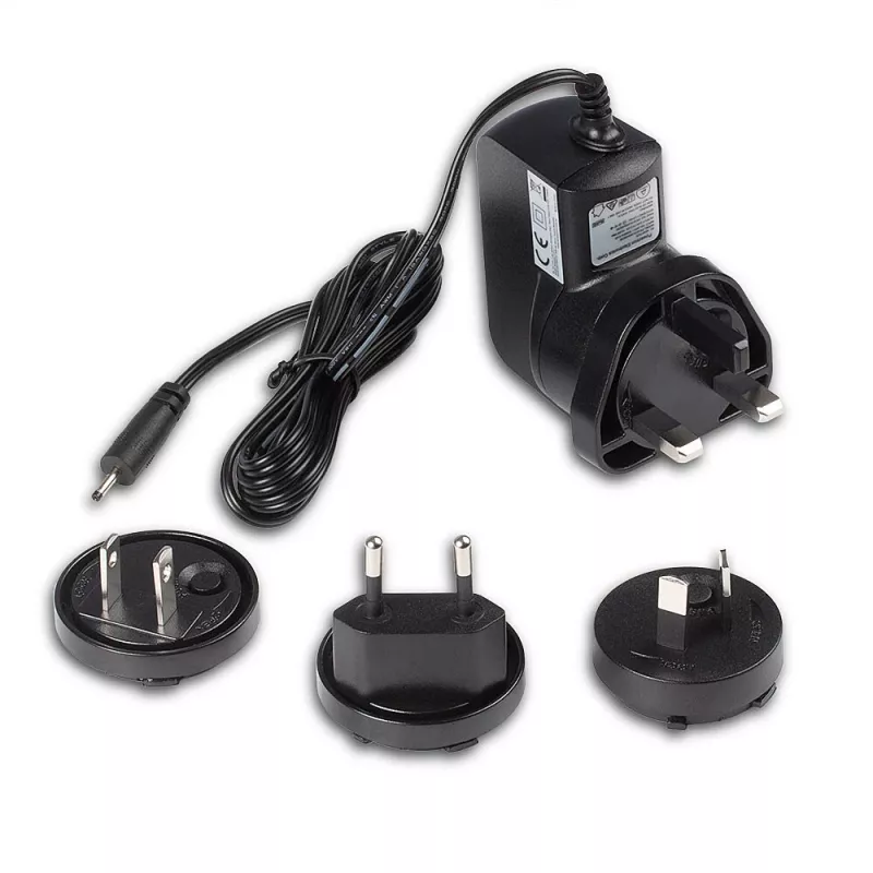 Lindy 5VDC 2A daudzvalstu barošanas bloks, 10 W, 100–240 V, 50–60 Hz, melns