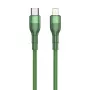 2GO 797312 Lightning kabelis 1m zaļš USB-C savienotājs