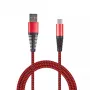 USB kabelis 2GO 795947 USB 3.2 Gen 1 1m USB B USB C sarkans
