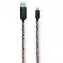 USB kabelis 2GO 797145, 1m, USB B – Micro-USB B, daudzkrāsains