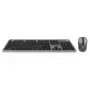 Bezvadu tastatūras un peles komplekts ACT, USB-C/USA-A kombinētais uztvērējs (Qwerty/US izkārtojums)