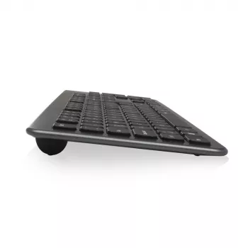Bezvadu tastatūras un peles komplekts ACT, USB-C/USA-A kombinētais uztvērējs (Qwerty/US izkārtojums)
