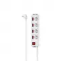 Hama 00223121 pagarinātājs 1.4 m 4 kontaktligzdas Baltā krāsā