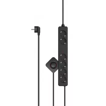 Viedā pagarinātājs Hama 00223142 6 kontaktligzdas 3 m kabelis