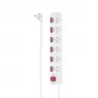 Hama 00223159 Viedā pagarinātāja sloksne 6 kontaktligzdas 1.4 m 3680 W