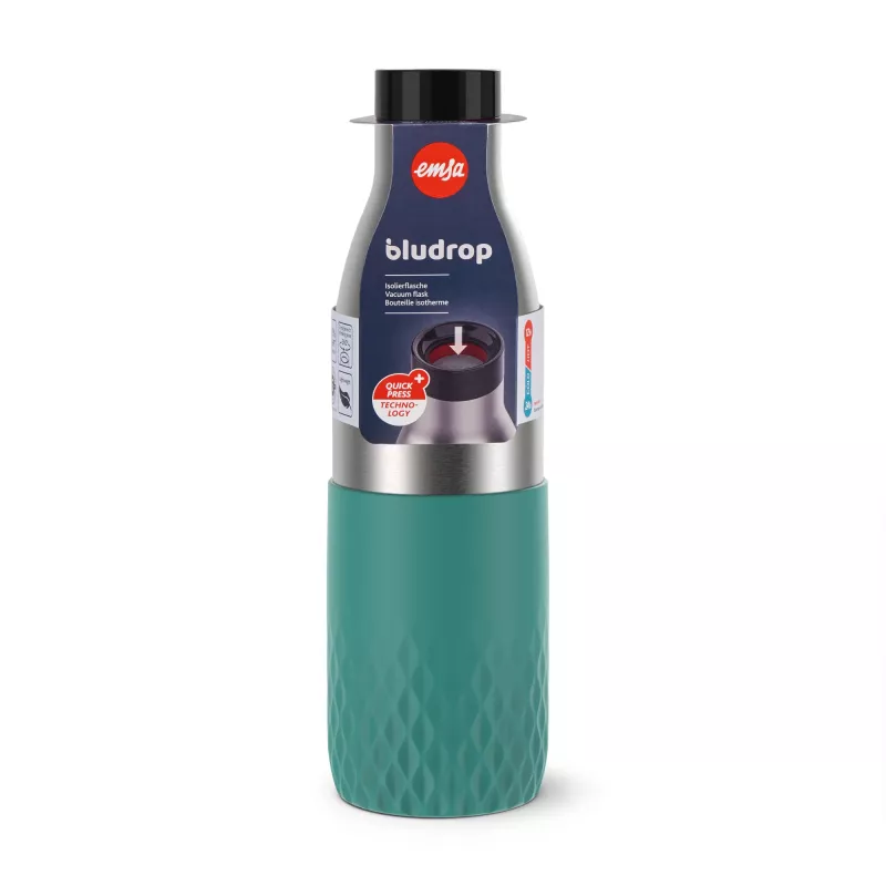 EMSA Bludrop Sleeve N31112 ikdienas lietošanai 700 ml Nerūsējošais tērauds Zaļš
