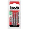 kwb INDUSTRIAL STEEL BITS 50 mm Torx T15 3 gab.