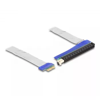 DeLOCK Riser Card PCI Express x1 vīrišķais uz x16 slot ar kabeli 20 cm