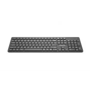 eSTUFF GLB211302 tastatūra Office USB QWERTY UK English Melna