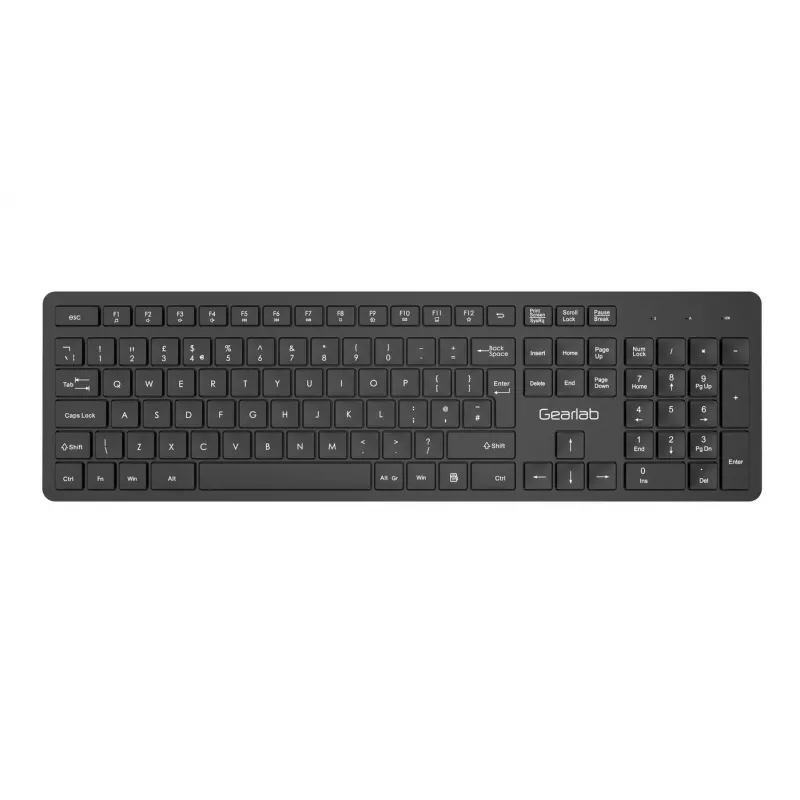 eSTUFF GLB211302 tastatūra Office USB QWERTY UK English Melna