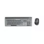 Hama WKM-750 bezvadu tastatūra un pele Home/Office Bluetooth QWERTZ pelēka, melna, zila