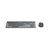 Hama WKM-750 bezvadu tastatūra un pele Home/Office Bluetooth QWERTZ pelēka, melna, zila
