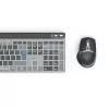 Hama WKM-750 bezvadu tastatūra un pele Home/Office Bluetooth QWERTZ pelēka, melna, zila