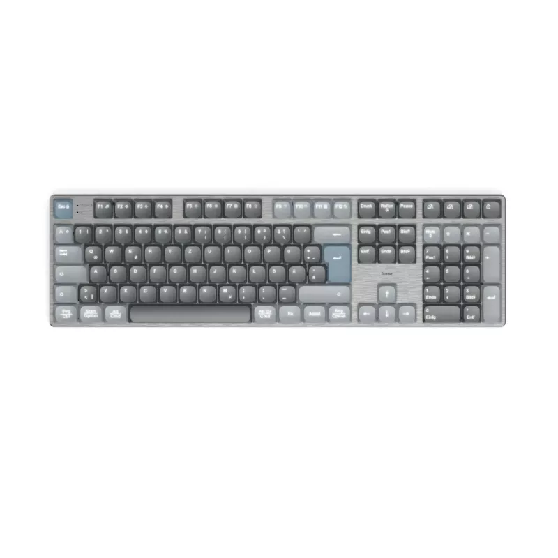 Hama WK-800 tastatūra Home/Office Bluetooth QWERTZ vācu izkārtojums Antracīts, Melns, Zils