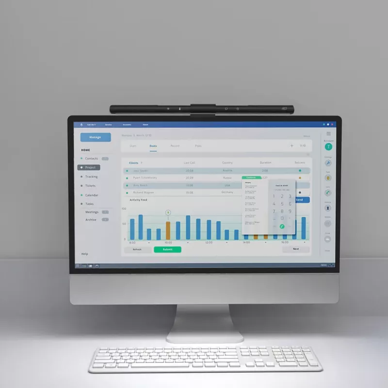 Monitora LED gaismas josla ACT AC8055 — Dimējama, USB barojama ekrāna lampa