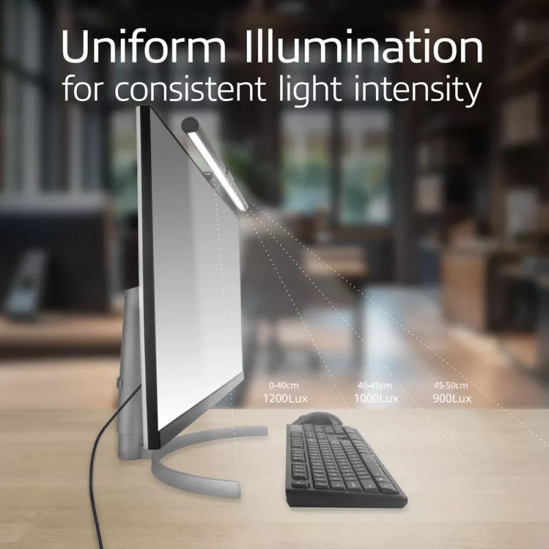 Monitora LED gaismas josla ACT AC8055 — Dimējama, USB barojama ekrāna lampa
