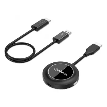 Manhattan 1080p Wireless HDMI displeja prezentācijas komplekts, 2 daļas, HDMI uztvērējs un raidītājs