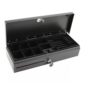 Elektroniskā kases atvilktne Olympia HS-170 Steel Black 460x170x100mm