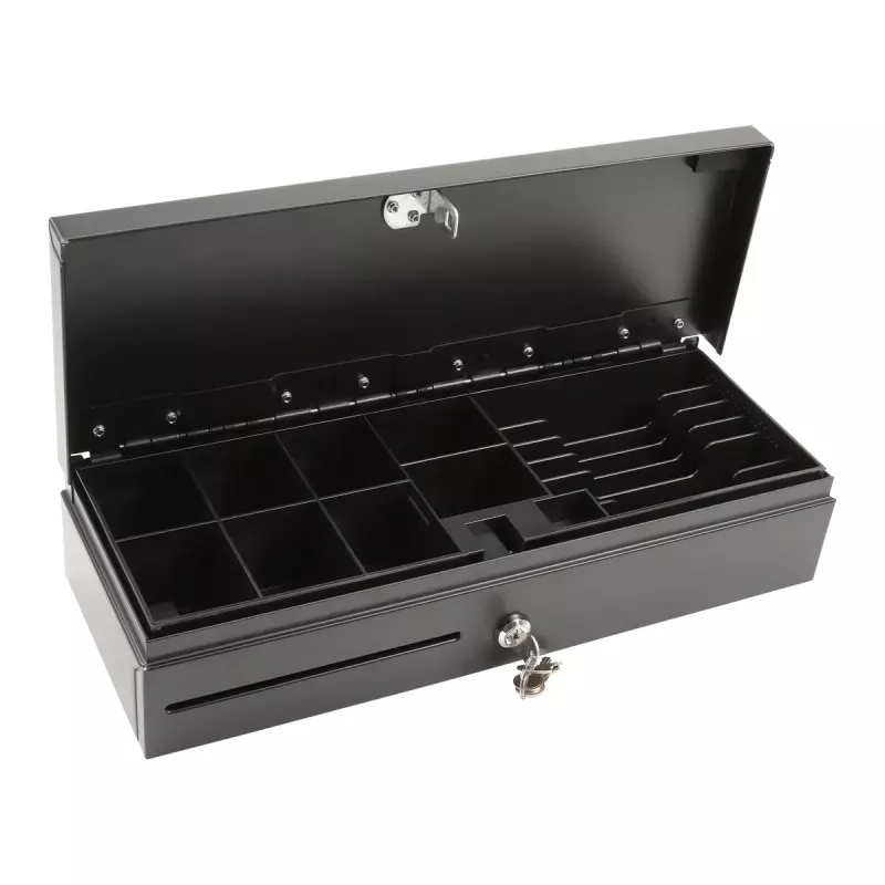Elektroniskā kases atvilktne Olympia HS-170 Steel Black 460x170x100mm