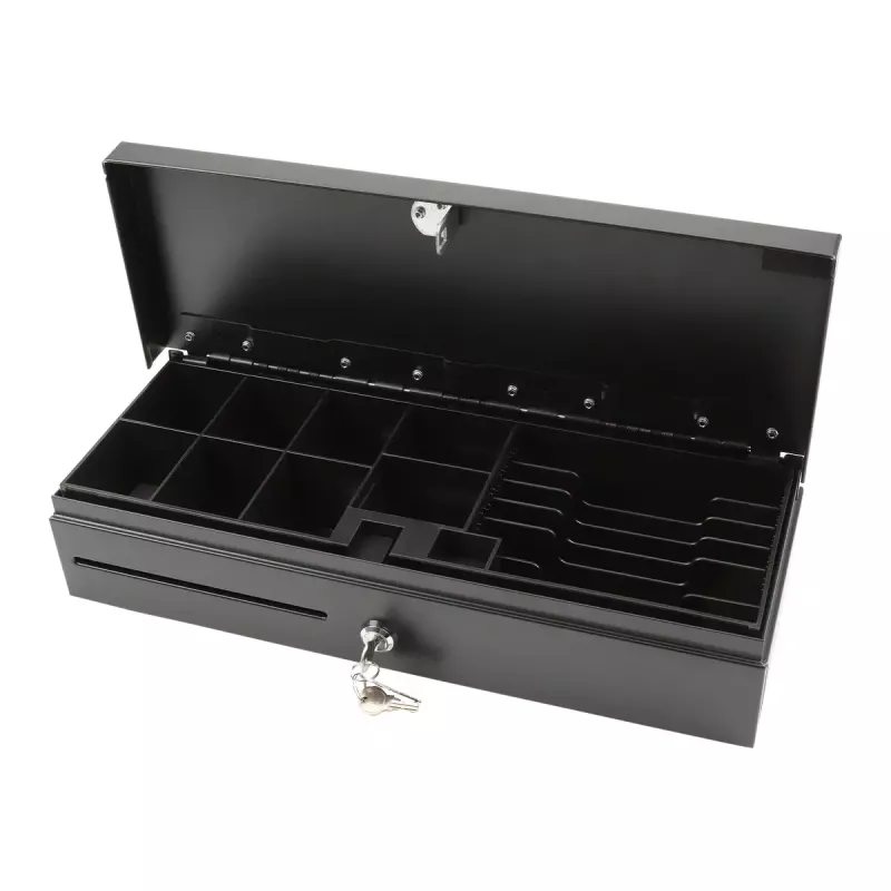 Elektroniskā kases atvilktne Olympia HS-170 Steel Black 460x170x100mm